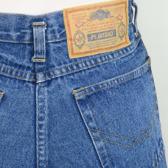 Vintage 90s Gitano High Rise Mom Jean Denim Shorts - Picture 2 of 5